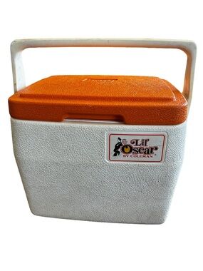 Vintage Coleman Lil’ Oscar Cooler Retro Red 80s Camping